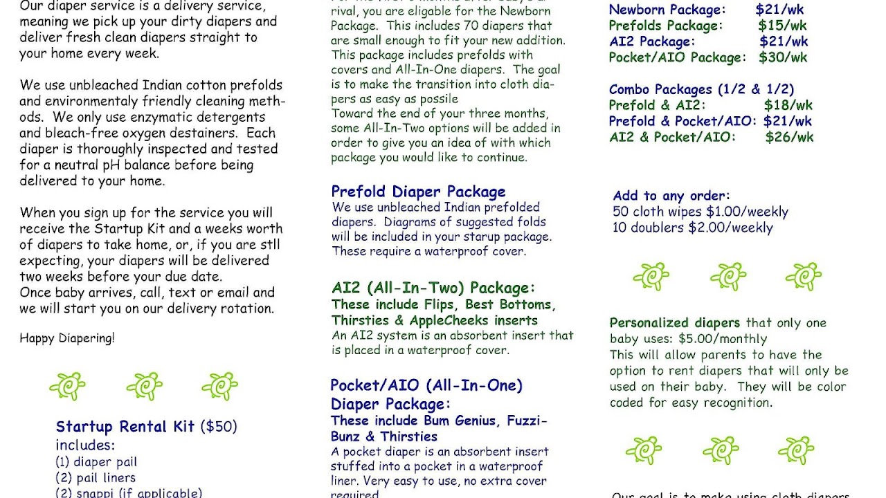 Dy Dee Diaper Service Cost