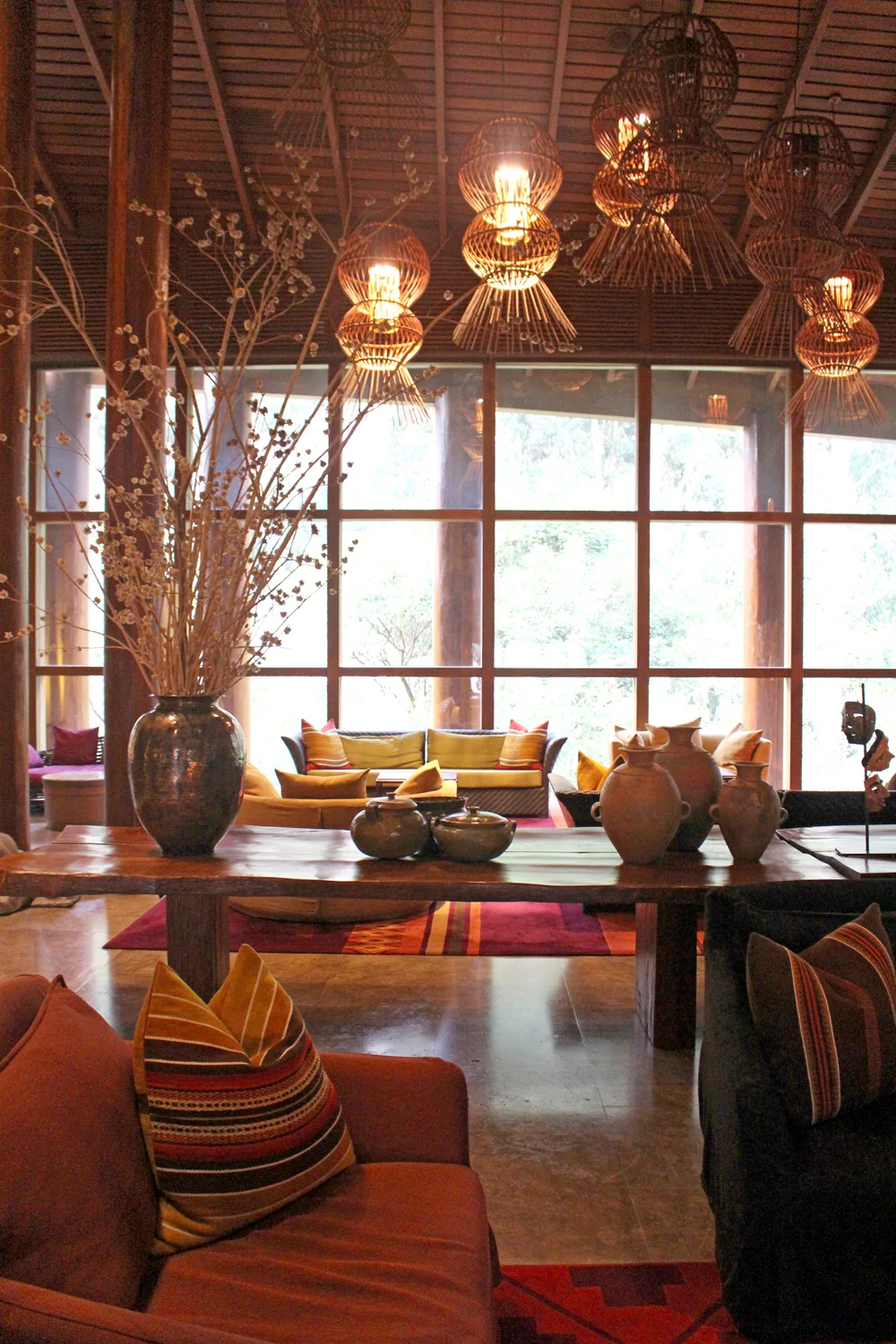 Lobby at Tambo Del Inka, A Luxury Collection Resort & Spa, Valle Sagrado, Peru - travel blog