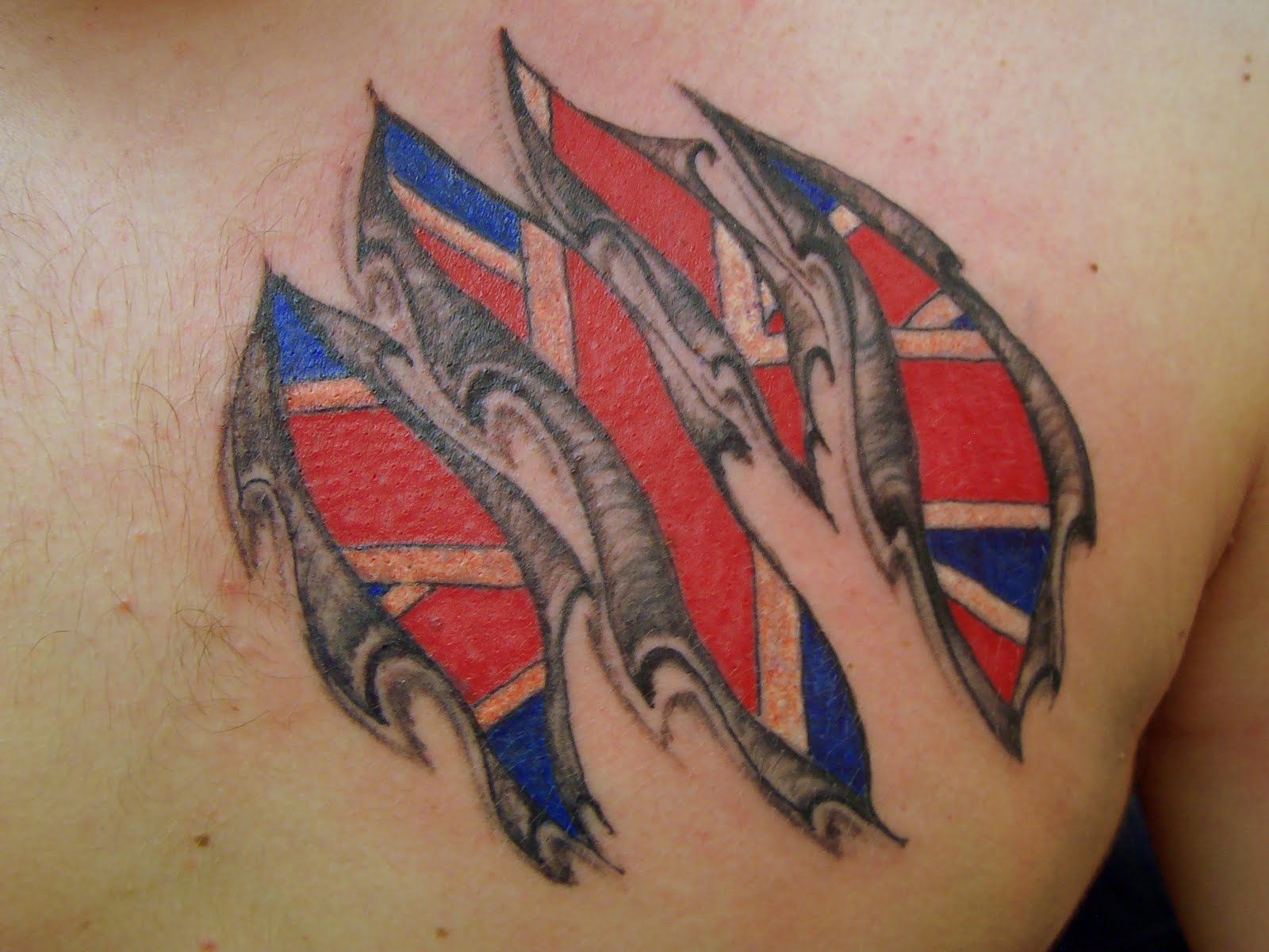 tattoo disasters: Flag Tattoos