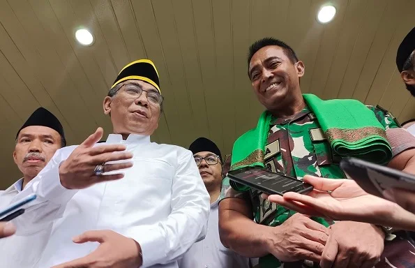 Panglima TNI Silaturahmi ke PBNU, Gus Yahya: Jangan-Jangan Pak Andika NU Juga?!