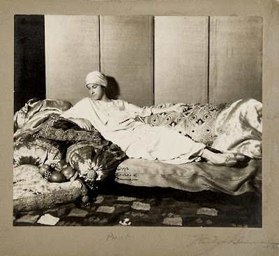 Denise Poiret in a chemise at the Park Avenue Hotel in New York