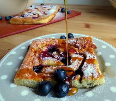 Blueberry & Lemon Sheet Pan Pancake