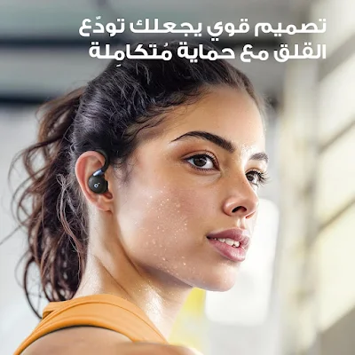 soundcore Sport X20 by Anker, True-Wireless Workout Earbuds, Rotatable and Extendable Ear Hooks, Noise Cancelling, Deep Bass, IP68 Waterproof, Sweatproof, Dustproof, 48H Play, Sport Earbuds