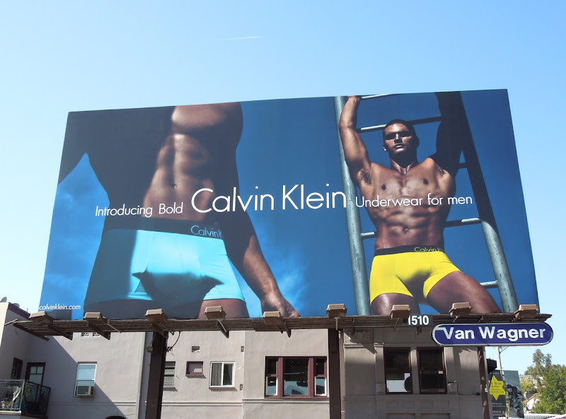 Calvin Klein Bold underwear Matthew Terry billboard