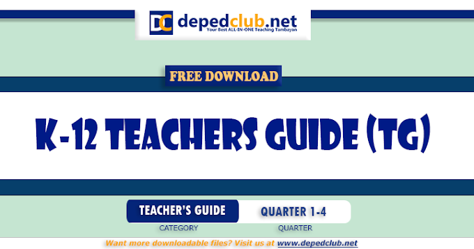 K to12 Teachers Guide (TG), FREE DOWNLOAD