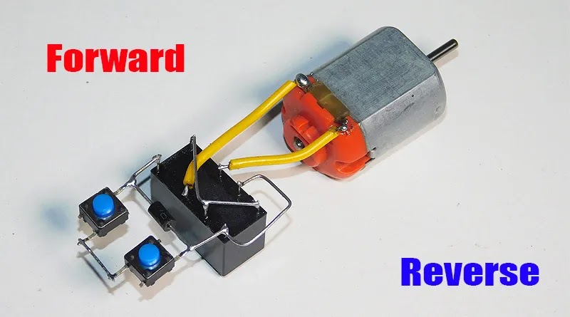 DC Motor Forward and Reverse Circuit