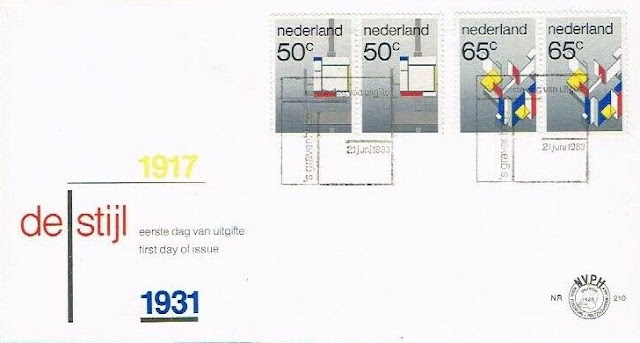 Netherlands De Stijl Mondriaan FDC