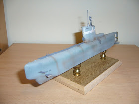German Type XXIII submarine of trumpeter scale 1:144