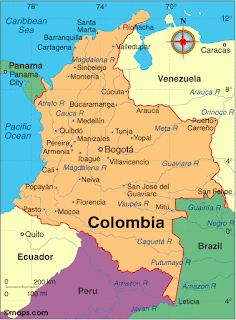 Mapas da Colômbia