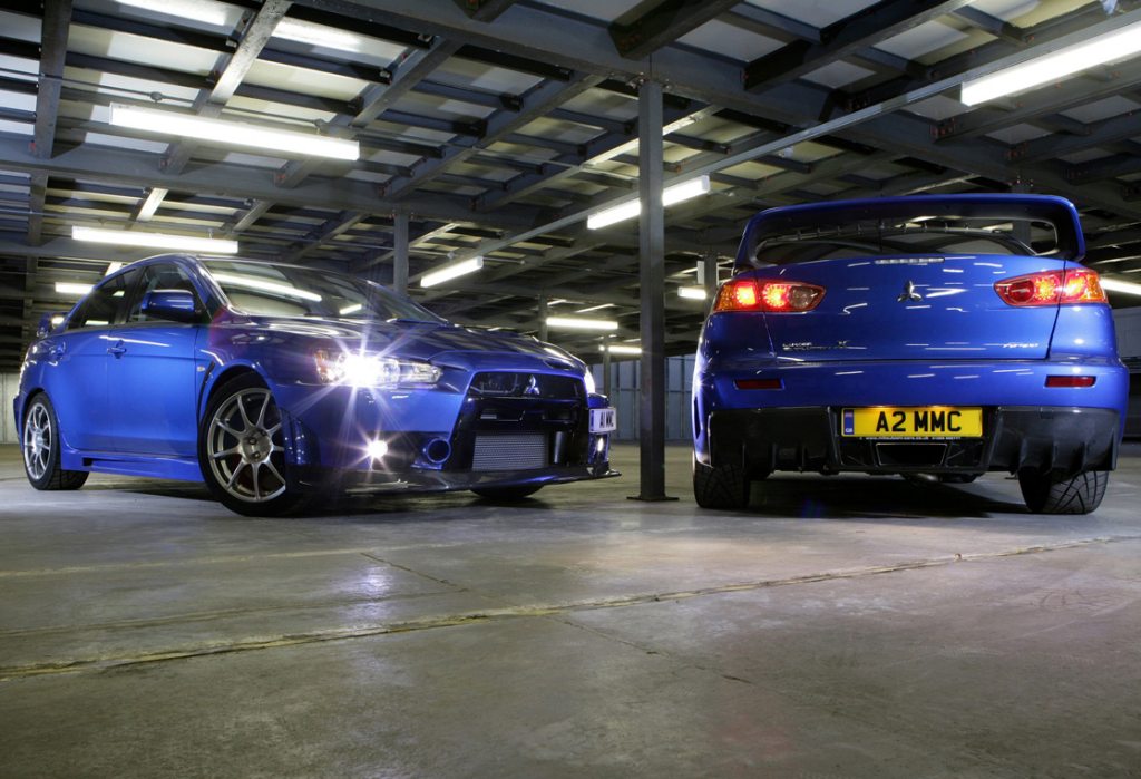 Mitsubishi Evolution X Blue. Mitsubishi EVO 10.