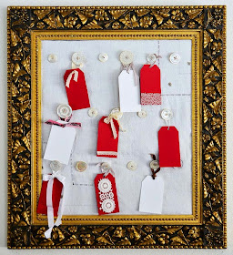 Scrapbook tag frame project by Jeanne Selep