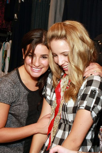 And here is one brand new one, Lea Michele & Dianna Argon from GLEE: