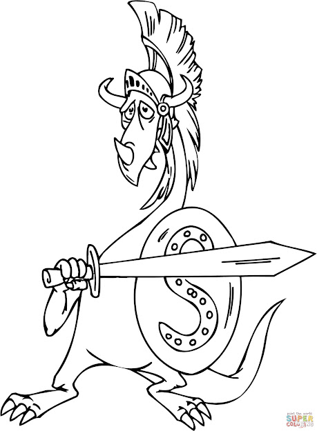 Dragon As Gladiator