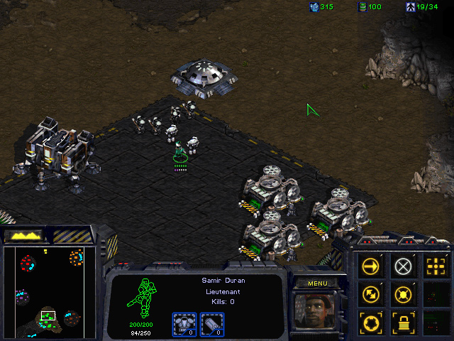 StarCraft: Brood War Mission 3: Ruins of Tarsonis.