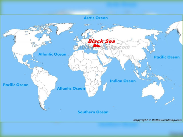Black Sea On World Map