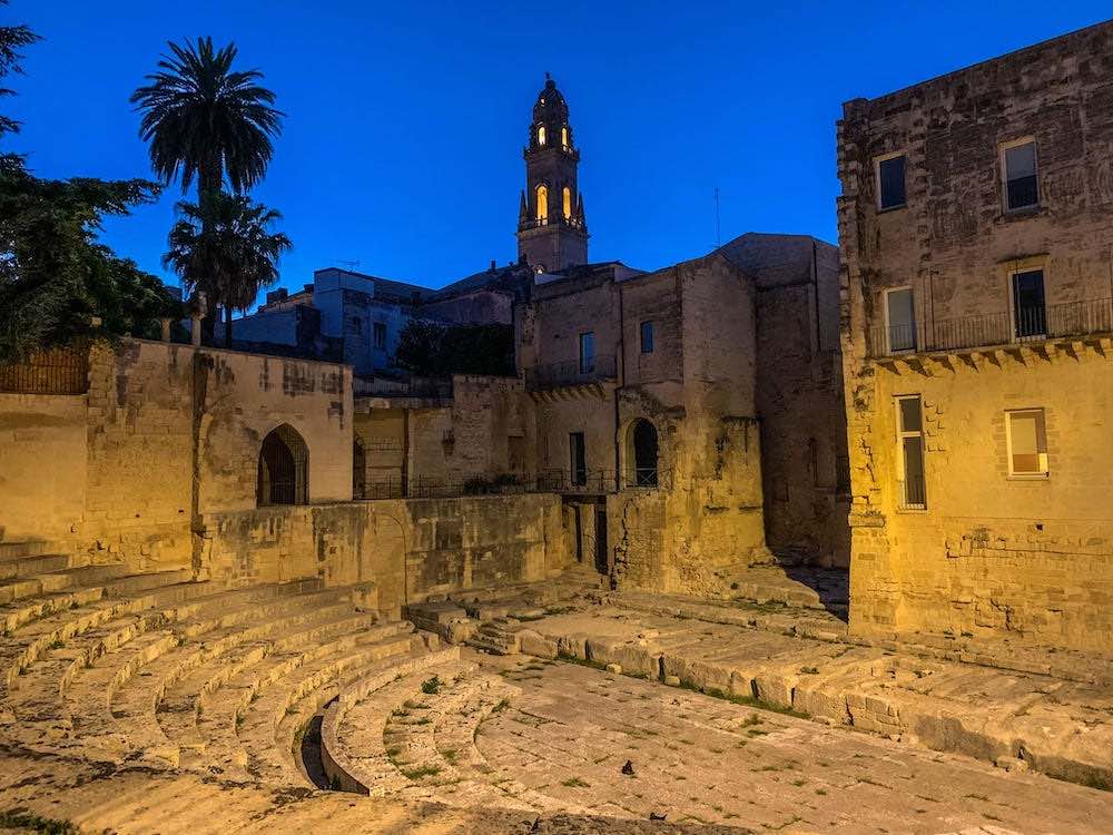 How to visit the roman theater in Lecce Apulia