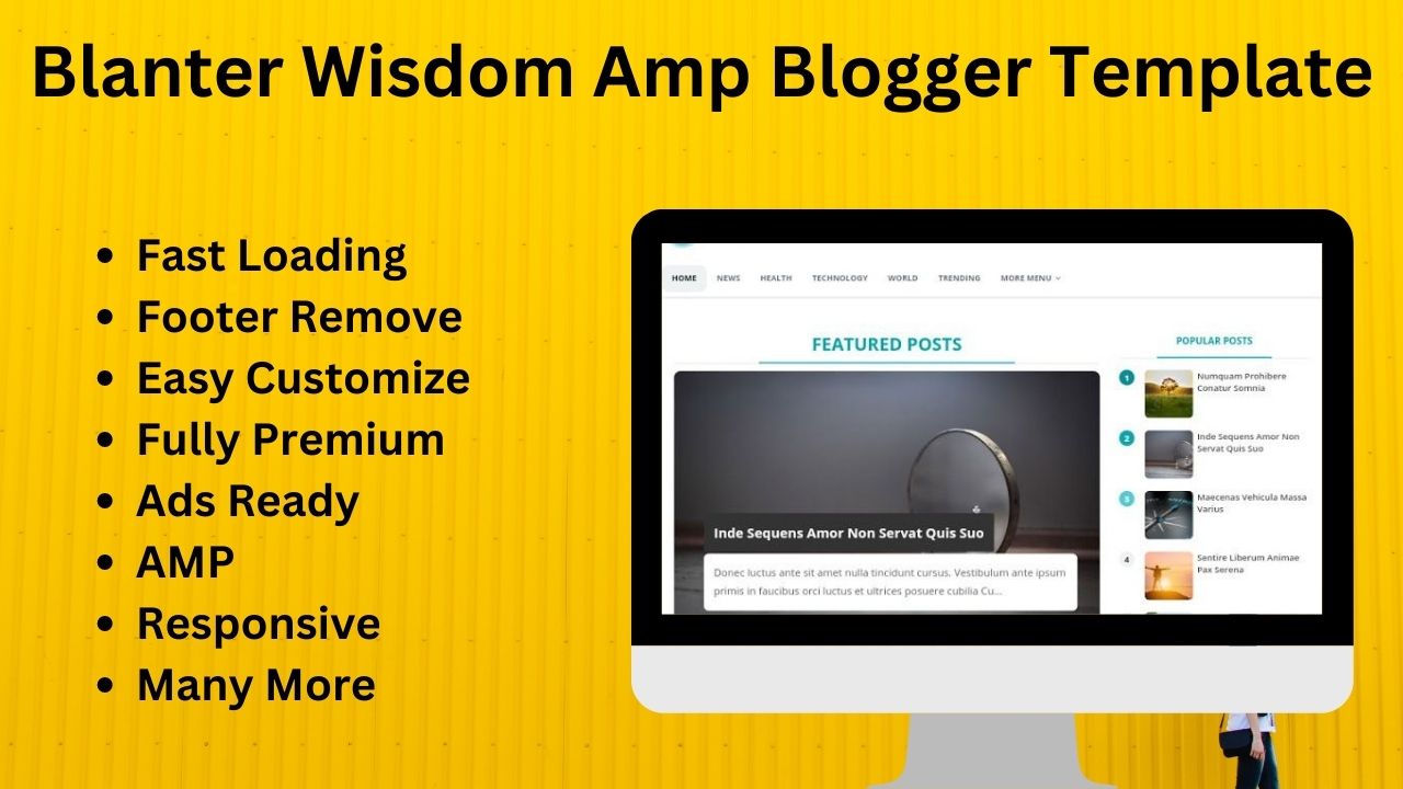 Blogger amp Template 2023