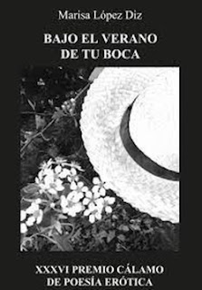 Portada del libro Bajo el verano de tu boca, de Marisa López Diz.