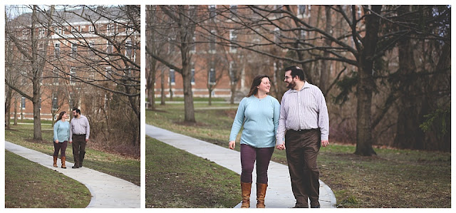 engagement session at St. Mary-of-the-Woods College