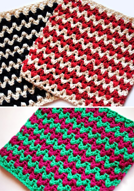 Free Crochet Dishcloth Pattern – ZigZag
