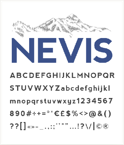 nevis font