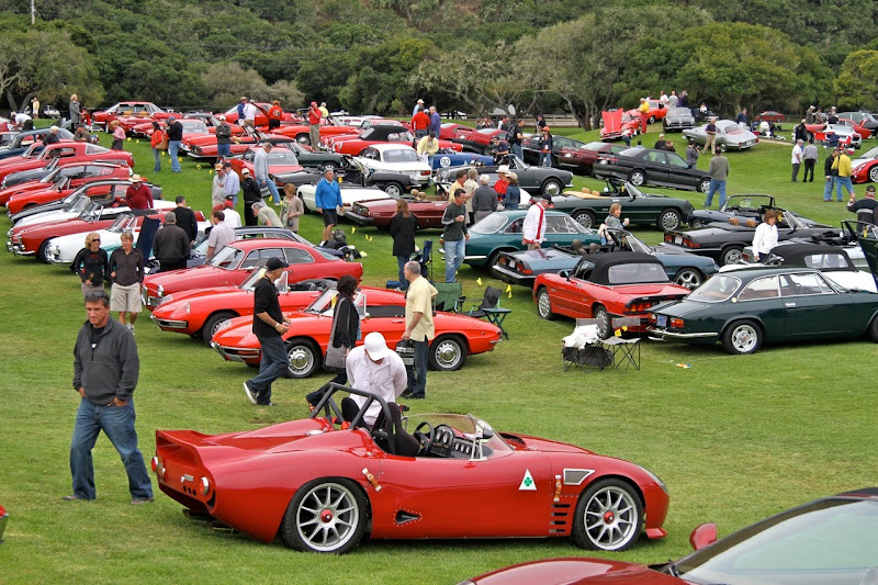  Alfa Romeo centenary in Monterey festival