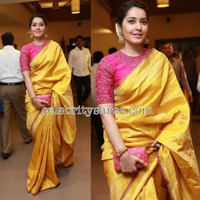 Rashi Khanna in Shravan Kumar Saree