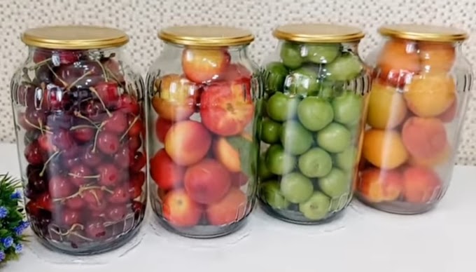 Cómo almacenar frutas sin refrigerador: Método efectivo en tarros de cristal