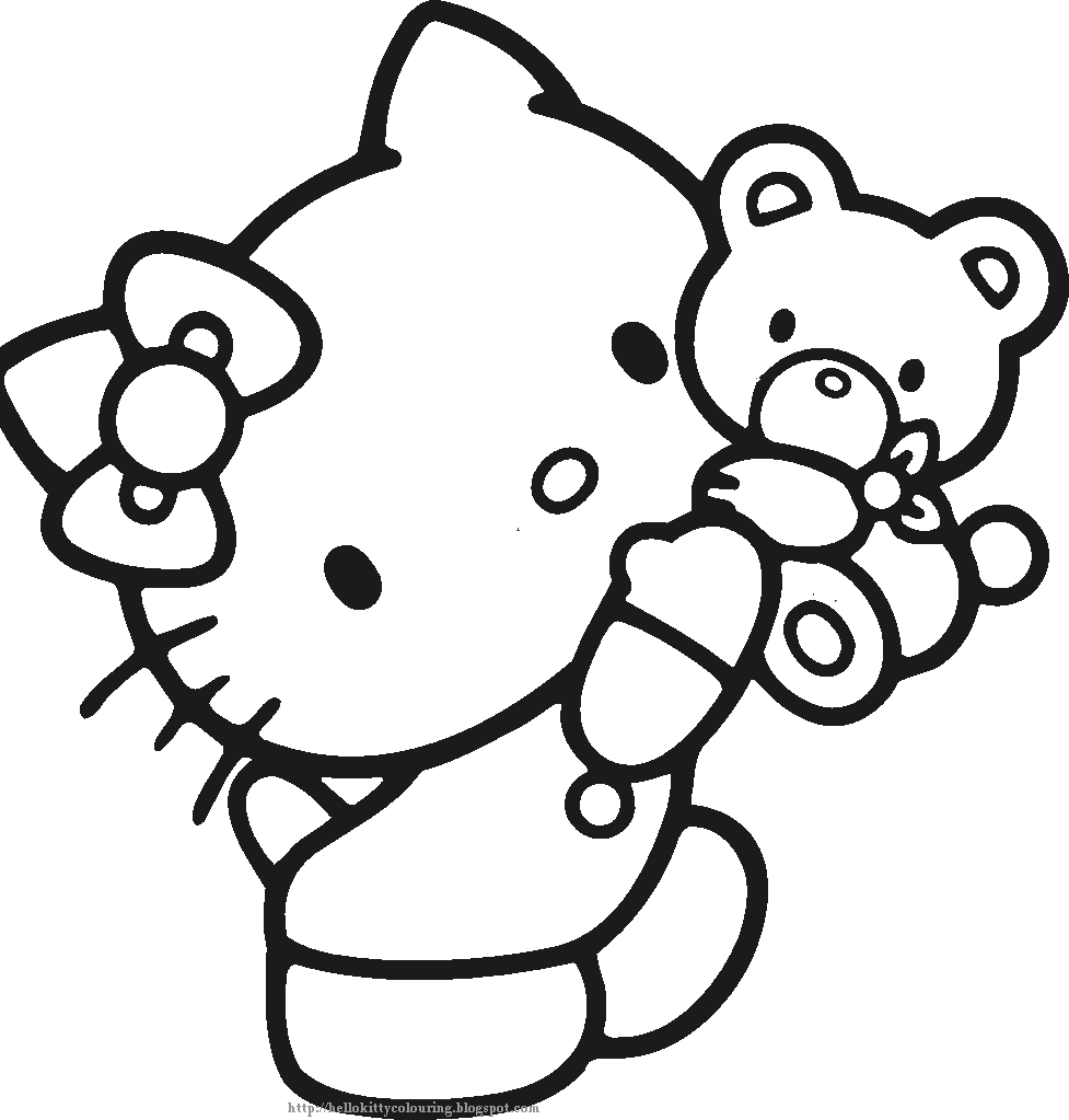Download COLORINGPAGES: CUTE HELLO KITTY COLOURING PICTURES