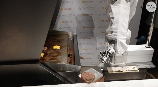 A robot is now flipping fast-food burgers; is this the end to the short-order cook?