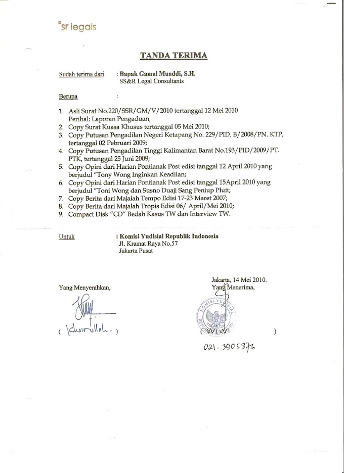 Tanda Terima Dokumen Bpn : Contoh Surat Tanda Terima Yang Baik Dan Benar | Conto Surat / Bukti tertulis yang diterima nasabah atas suatu transaksi atau penyerahan sejumlah uang.