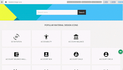 Những trang web tải miễn phí Material Design Icons