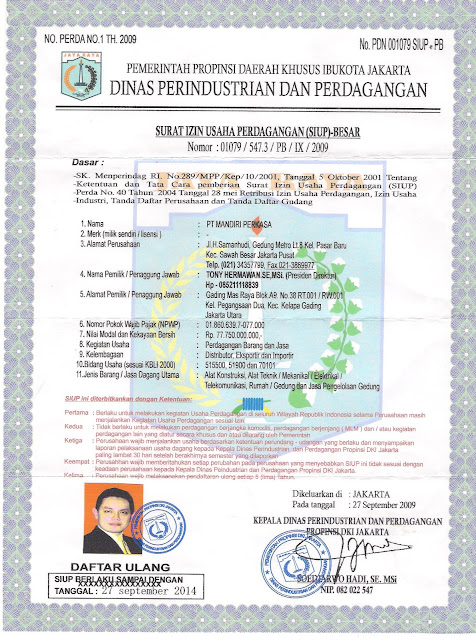 Cara Membuat Surat Izin Usaha Perdagangan SIUP