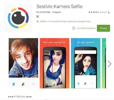 5 Aplikasi foto selfie terbaik untuk Android