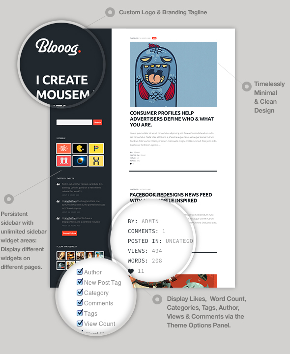 Blooog WordPress Theme