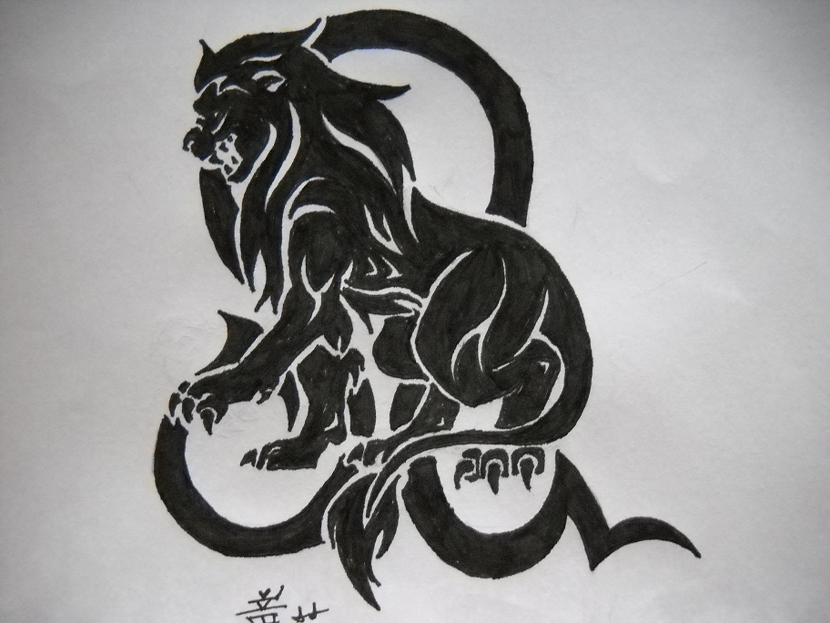 Tribal Tattoo Lion Sign Leo Zodiac Tattoos Free Photo of Zodiac Tattoo Nowra