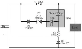 Fuse Failure Alarm 2 LED