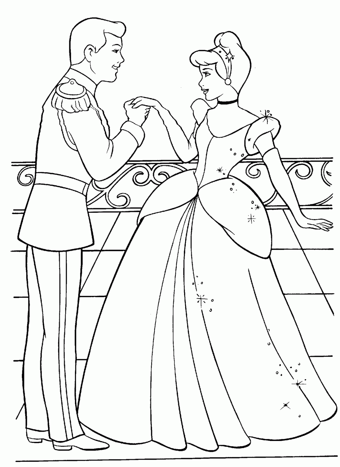 Sketsa Gambar Kartun Cinderella Sobsketsa