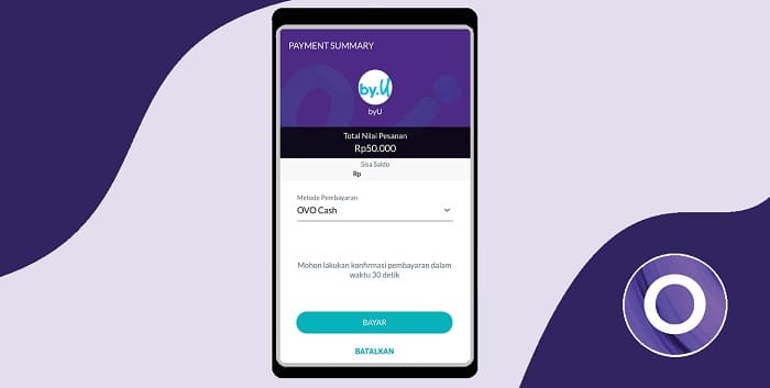 Cara Beli Kouta Internet Kartu By.U Pakai OVO