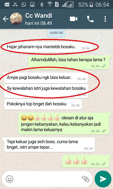 Obat kuat Oles Hajar Jahanam BUKTI Baru Pria Tahan Lama