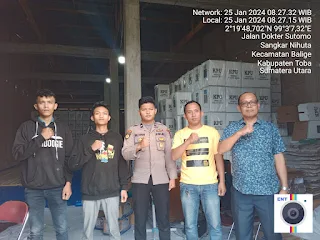 Satgas OMB Toba Rutin Monitoring Dan Pengamanan Di Gudang KPU Kabupaten Toba