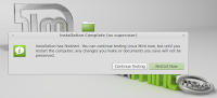 LinuxMint installation complete