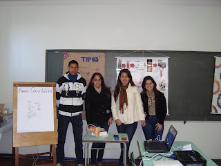 Palestra sobre o uso do preservativo