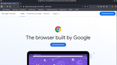 Google Chrome Download Page