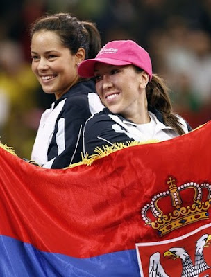 Ana Ivanovic And Andrea Petkovic