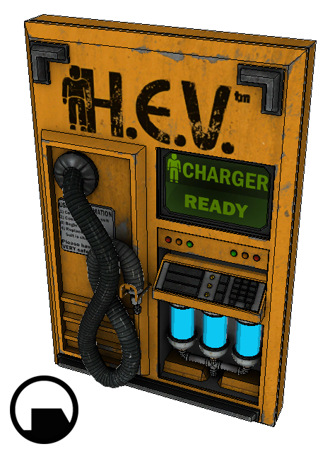 MooNFish' Paper Crafts: HEV Charger (Half-Life: Black Mesa) free papercraft  / Зарядная панель для костюма HEV / из бумаги своими руками