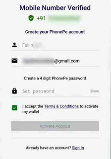 PhonePe me new account create kaise kare in Hindi