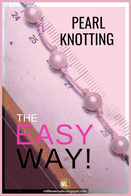 Pearl knotting inspiration sheet