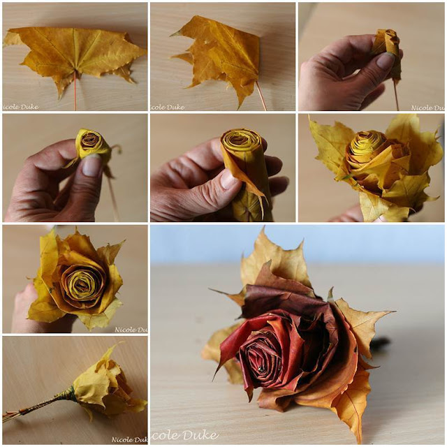 crafts of leaves
