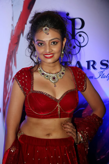 Actress Nikitha Narayan Latest  Pictures in Designer Dress at Fashionology Fashion Show 2013 0011.jpg